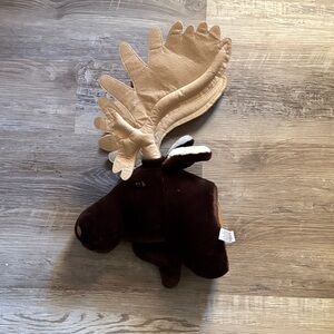 Bass Pro Shops Plush Wall Headmount Moose Head in Brown and Tan
